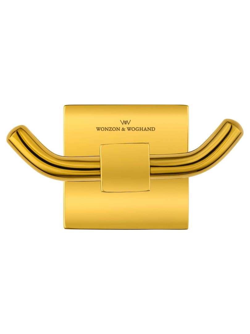 Приобрести двойной крючок для ванной wonzon & woghand polo, темное золото (ww-8925-dg)