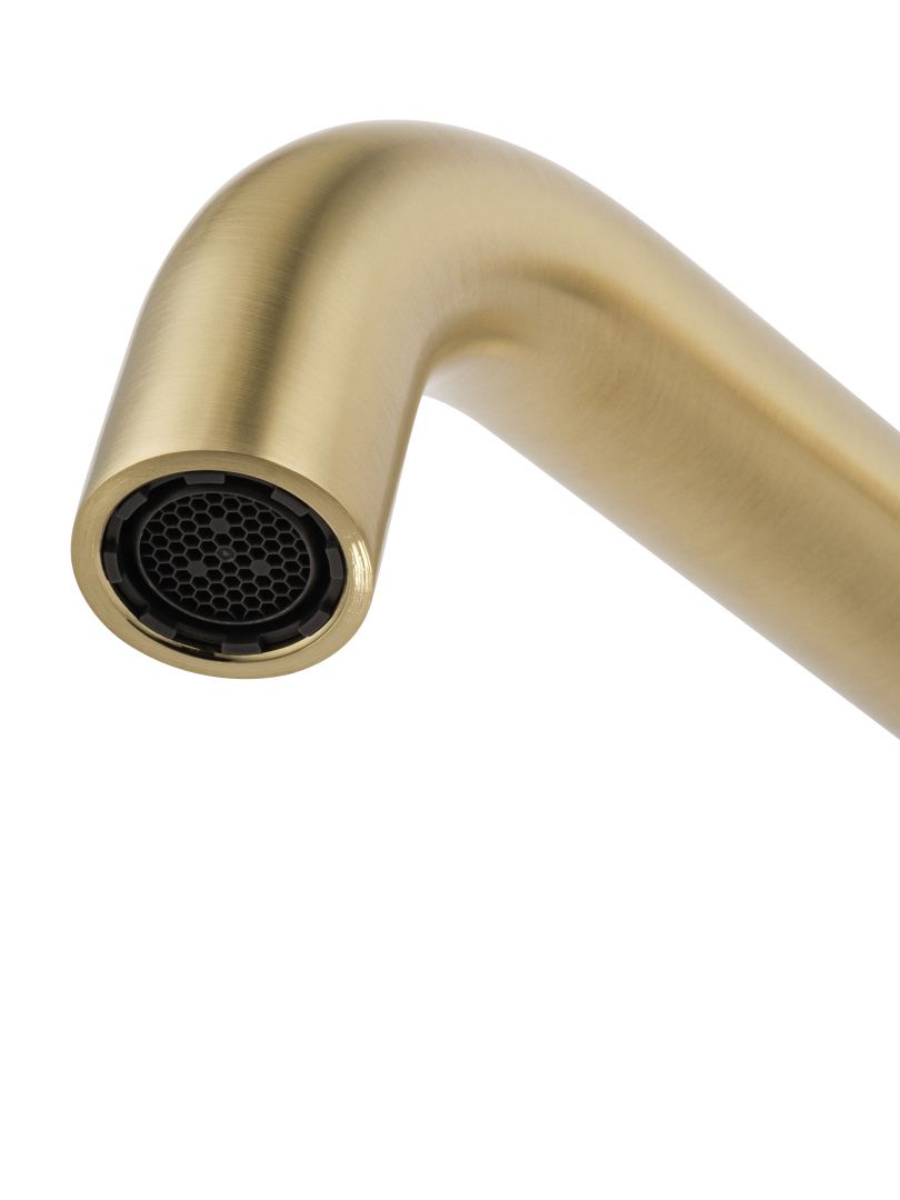 Приобрести смеситель для раковины встраиваемый wonzon & woghand stick, брашированное золото (ww-88869017-bg)