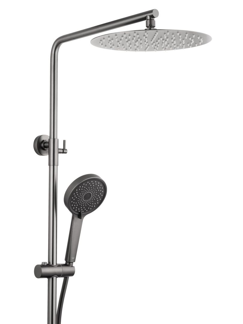 Приобрести душевая система wonzon & woghand stick, темный графит (ww-88739017-bgm)