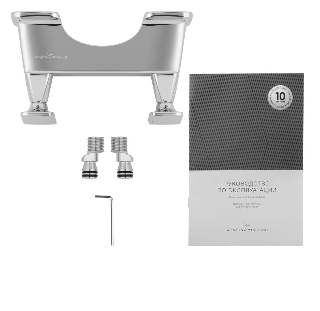 Приобрести смеситель для душа wonzon & woghand shakespeare, хром (ww-654101-cr)