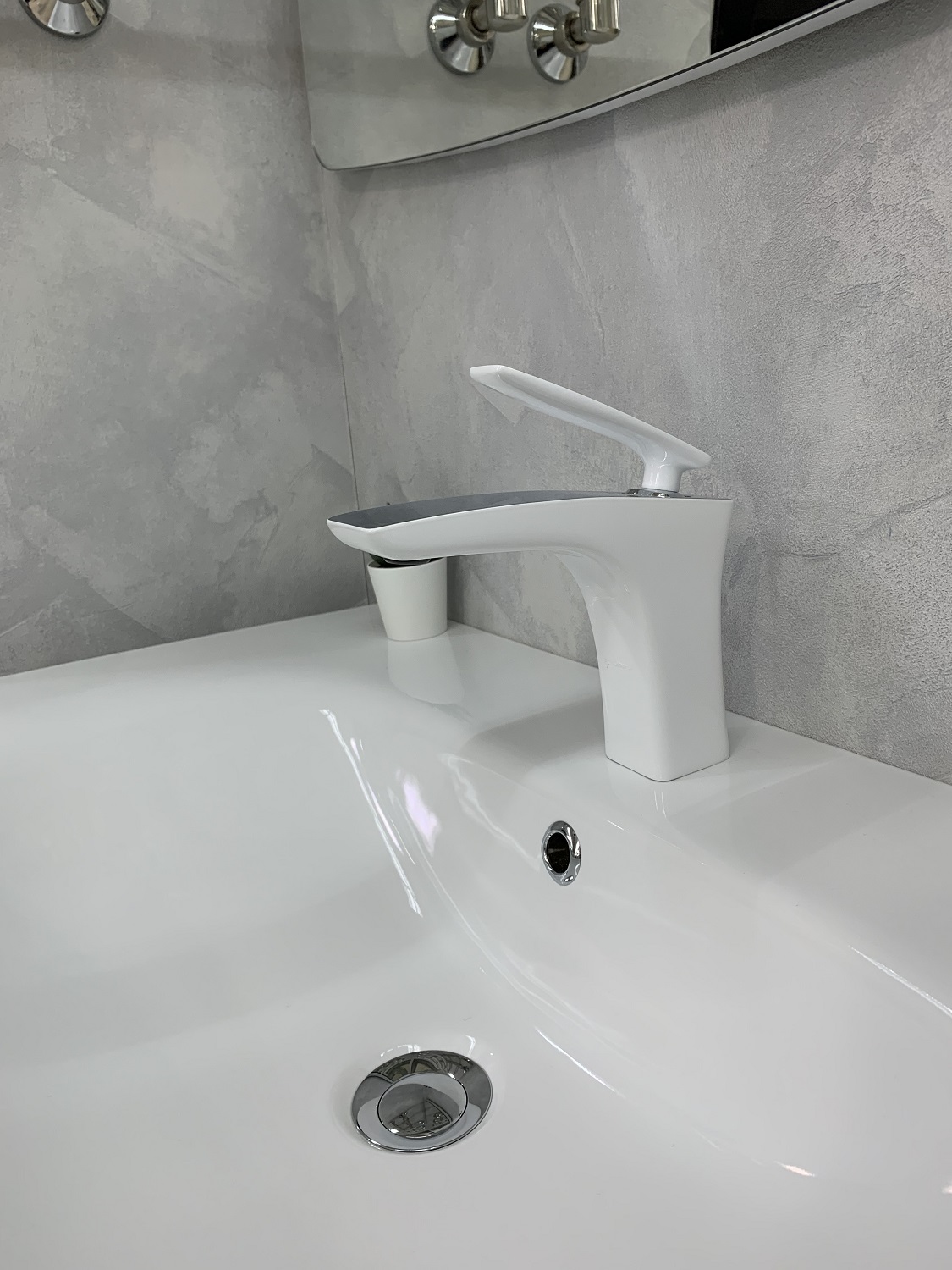 Приобрести смеситель для раковины timo helmi 4061/00-16f хром-белый