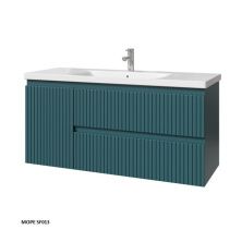 Caprigo Тумба с раковиной FORTE STRIPE 120 см, левая, море