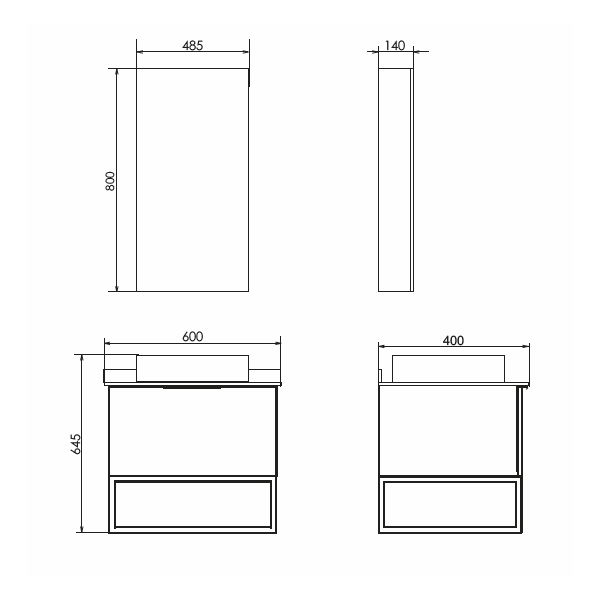 Приобрести сomforty зеркало-шкаф "порто-50" дуб дымчатый