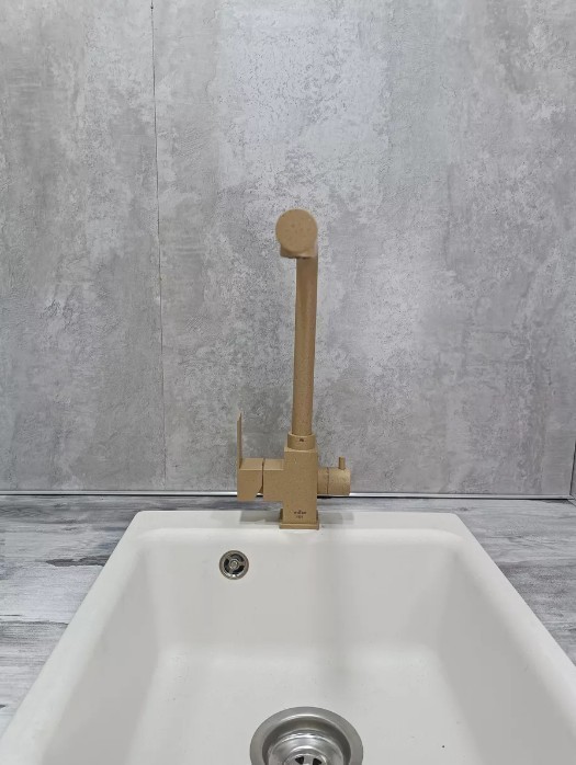 Приобрести смеситель для кухни vieir kitchen 359 мм, с подключением к фильтру, терракотовый v15025(m)
