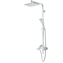 Grocenberg Душевая система, белая\хром GB7007WC