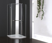 CEZARES Душевое ограждение BERGAMO 90х90см BERGAMO-W-R-1-90-ARCO-C-Cr-L-IV