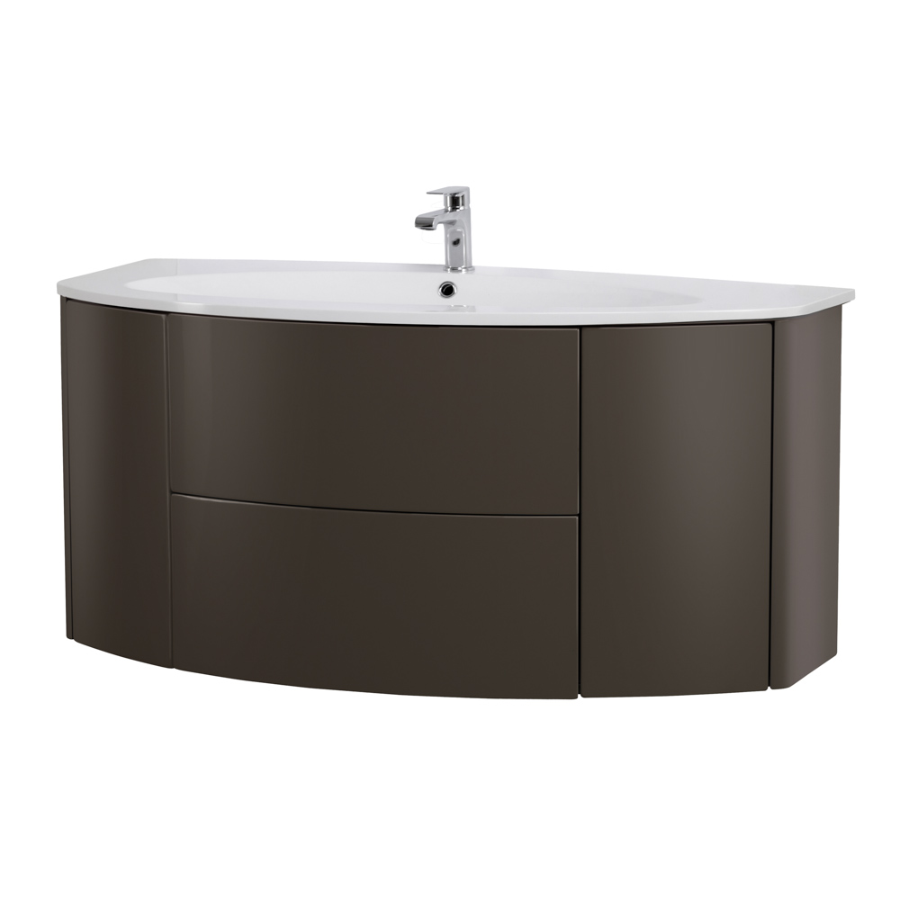 Приобрести cezares тумба подвесная с раковиной eden 121 см grigio talpa opaco, серая 54407