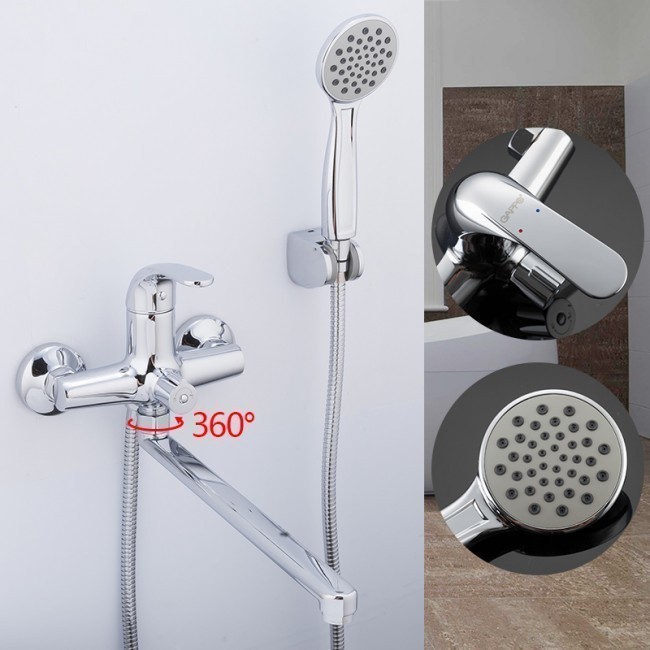 Приобрести gappo смеситель для ванны и душа g2235, хром 88394