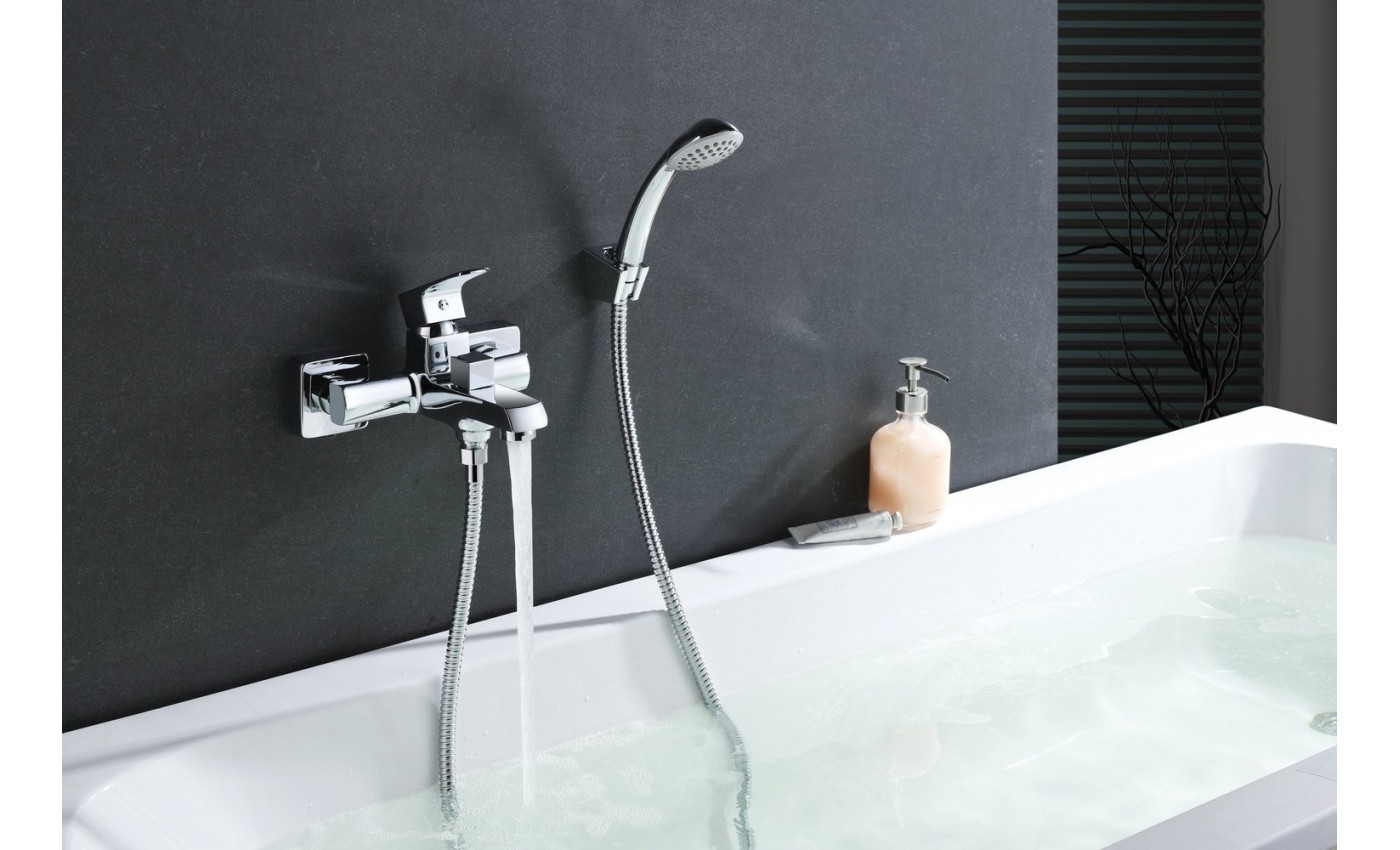 Приобрести lemark смеситель для ванны plus factor, хром lm1612c