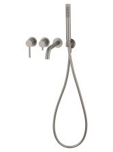 Смеситель для ванны встраиваемый WONZON & WOGHAND STICK, Брашированный никель (WW-889017-BN)