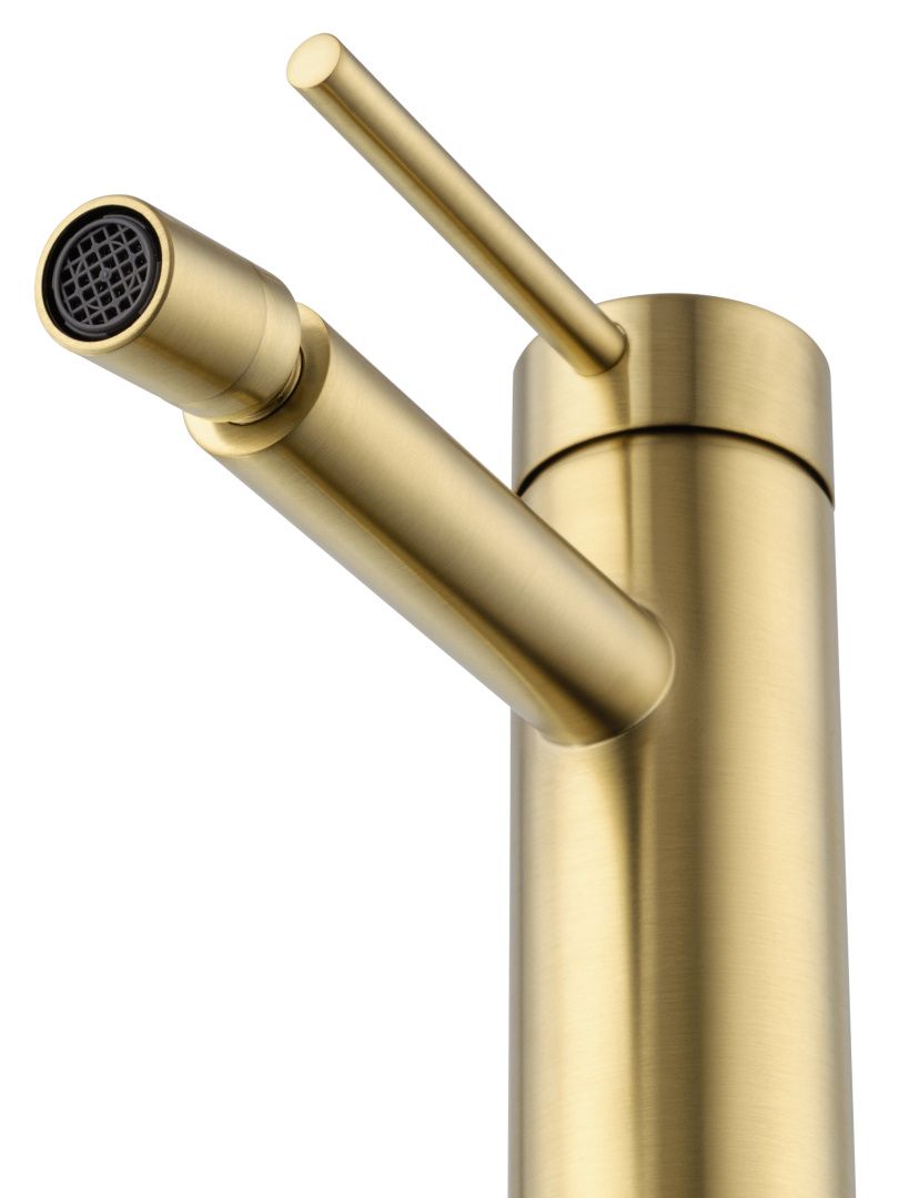 Приобрести смеситель для биде wonzon & woghand stick, брашированное золото (ww-88339017-bg)