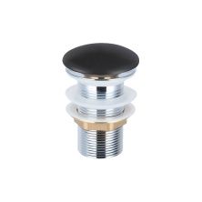 Vincea Донный клапан click clack, без перелива, черный матовый DBS0-216MB