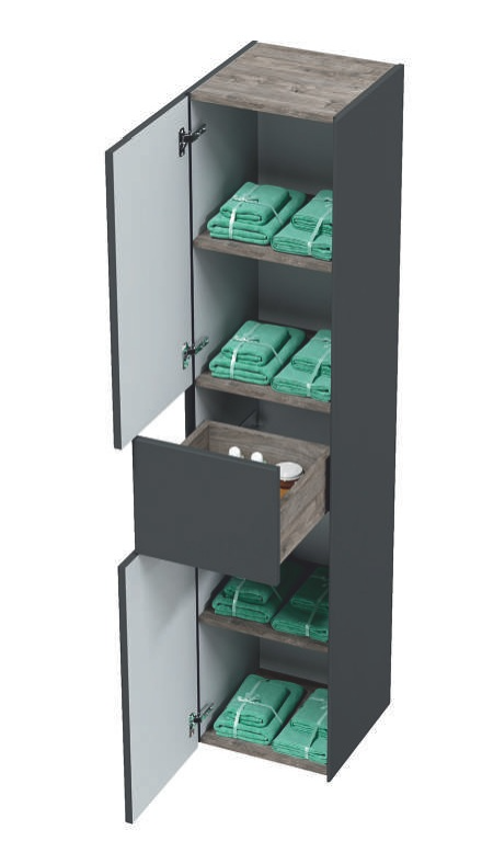 Приобрести sole пенал универсальный 34 см, серый матовый ут000068410