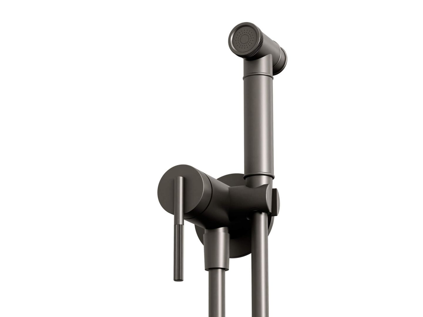 Приобрести hayzburg встраиваемый смеситель с гигиеническим душем, графит hb-4005gg