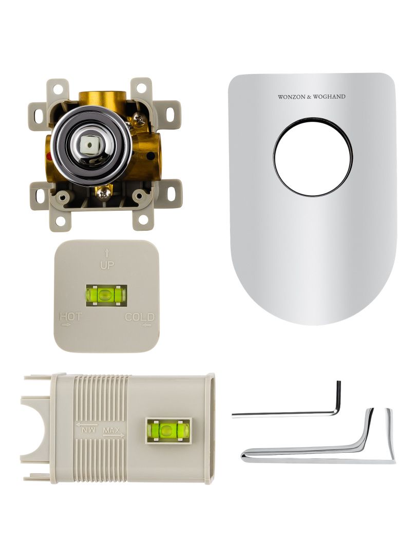 Приобрести смеситель для душа встраиваемый wonzon & woghand shark, хром (ww-484700-cr)