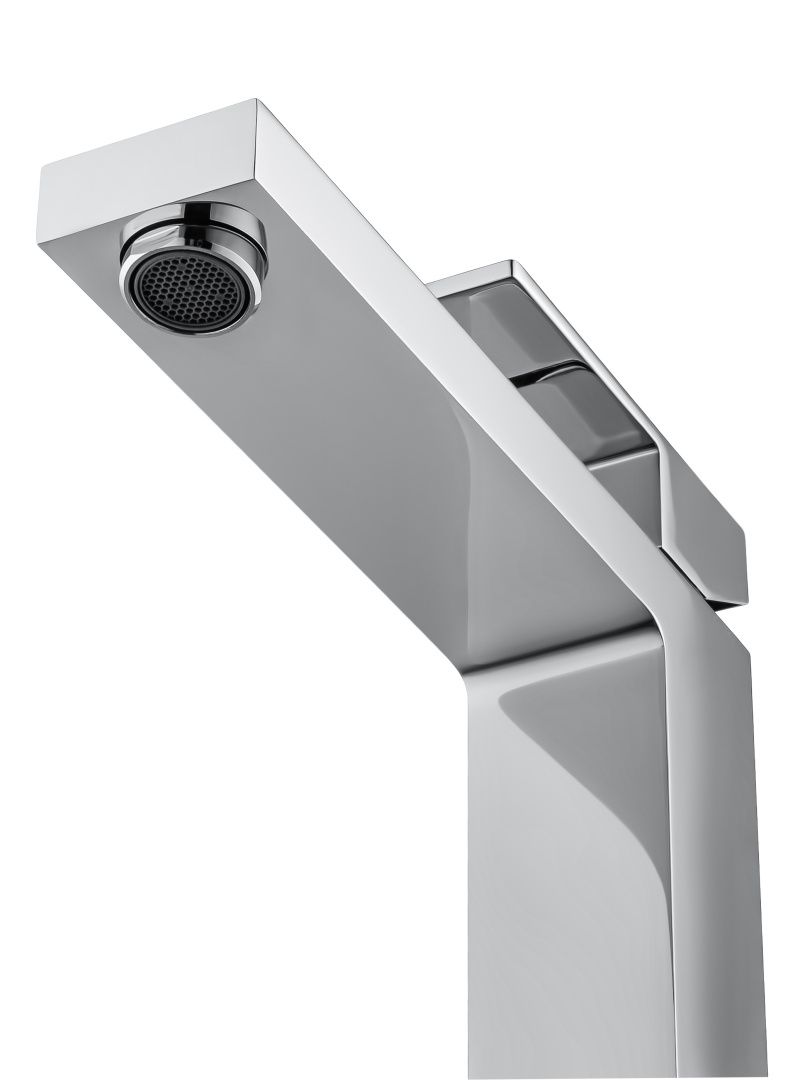 Приобрести смеситель для раковины высокий wonzon & woghand cube, хром (ww-88239016-cr)