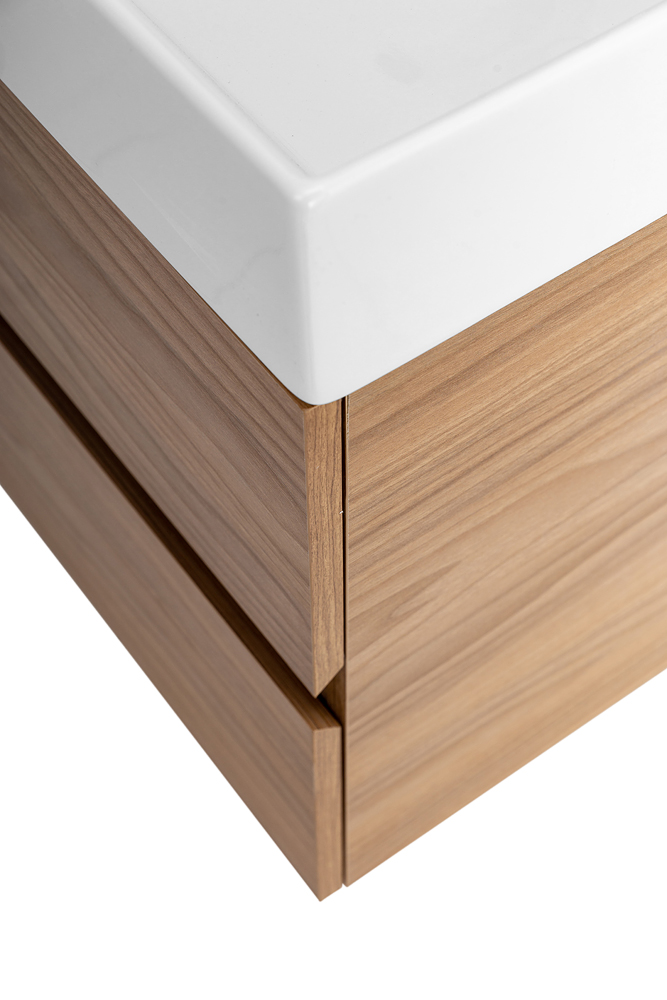 Приобрести cezares тумба подвесная с раковиной molveno 46 120 см noce chiaro, черный molveno 46-120-2c-so-2-nr