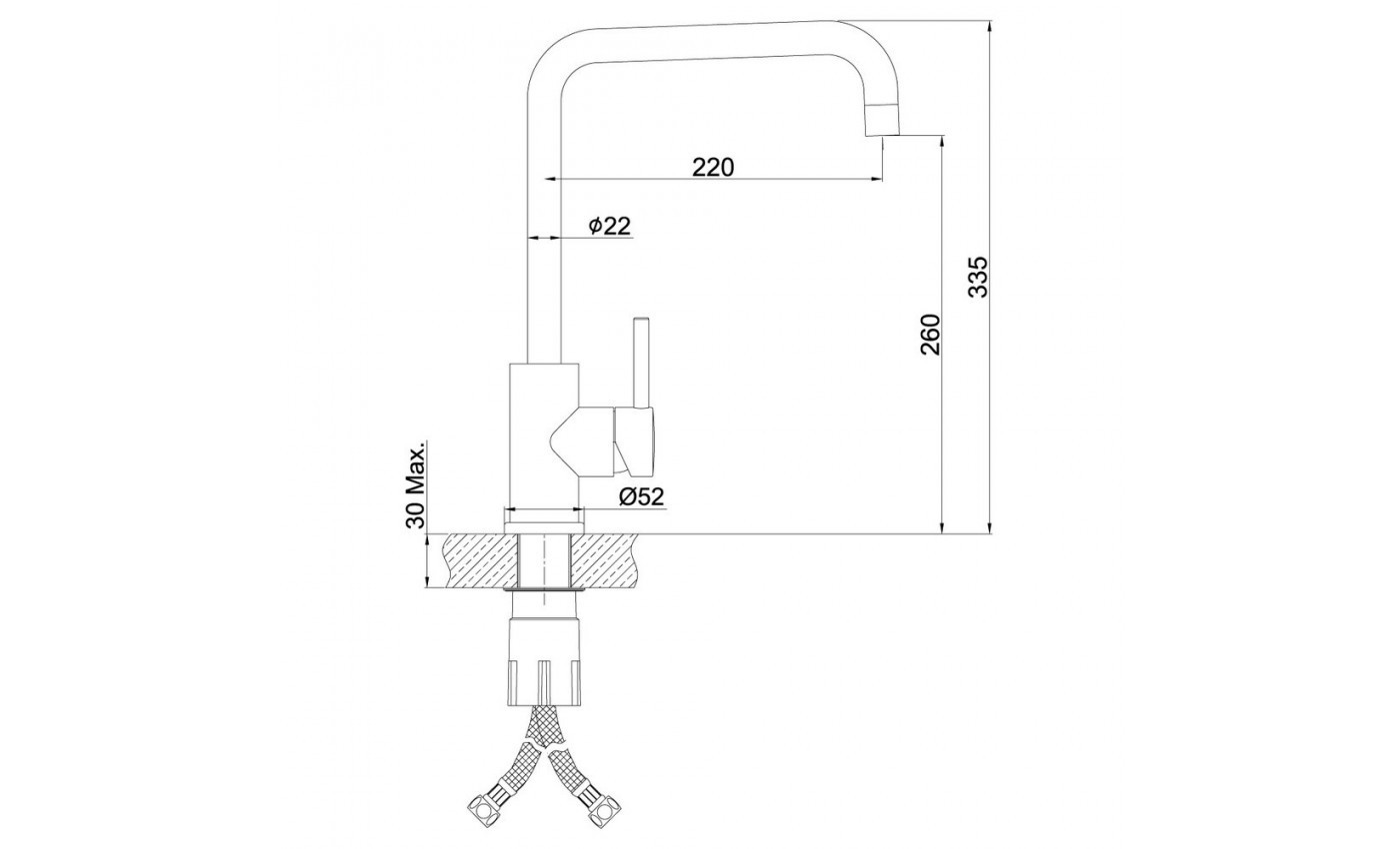 Приобрести lemark смеситель для кухни expert, сталь lm5077s
