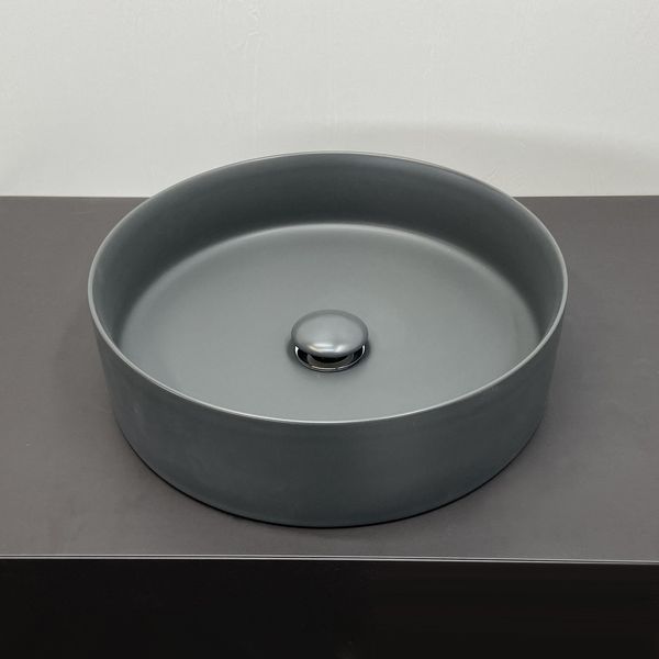 Приобрести comforty раковина 9110 mdh 39х41 см, графит матовая