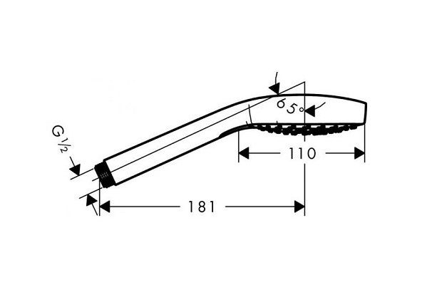 Приобрести 26582400 croma select е душевой набор croma select e vario unica0.65м