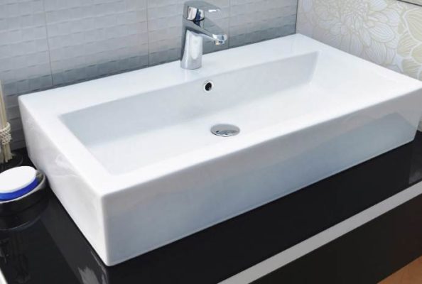 Приобрести раковина накладная ceramalux 80 см 9255 (7029d)