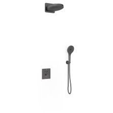 Vincea Встраиваемая душевая система Inspire, оружейная сталь VSFW-3I21MT1GM