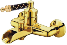 Boheme Смеситель для ванны Vogue, золото\черный матовый 213-MR-B