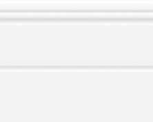 Плинтус настенный Gracia Ceramica Lira Ceramic white plinth 01 200х250, белый (1-й сорт)