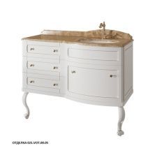 Caprigo Тумба с раковиной IMPERIO 120 см, белая, голубая, эмаль