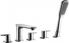 CEZARES Смеситель на борт ванны TESORO, 5 отверстия, хром TESORO-F-BVD5-01
