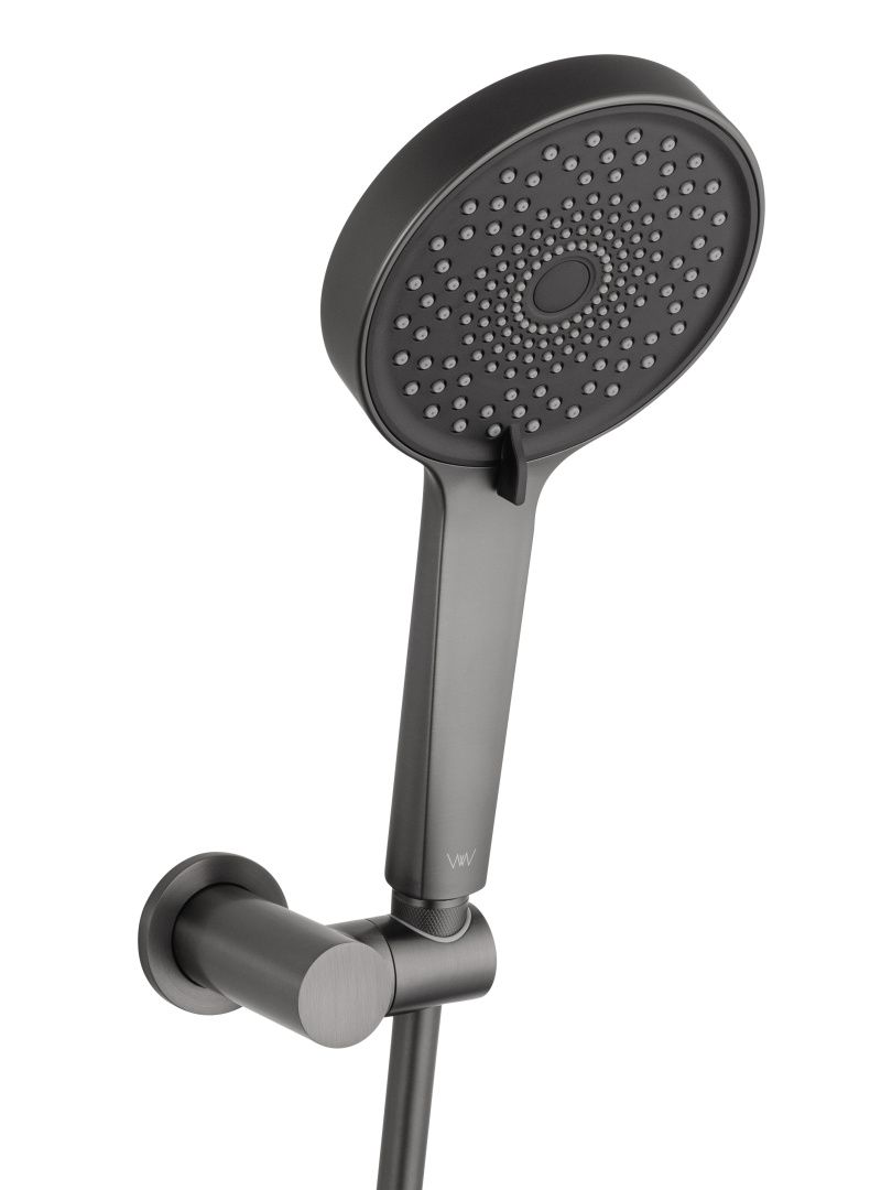 Приобрести душевая система с термостатом встраиваемая wonzon & woghand stick, темный графит (ww-88929010-bgm)