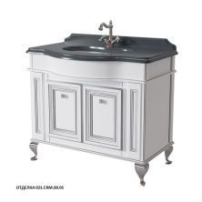 Caprigo Тумба с раковиной FRESCO 100 см, белая, эмаль