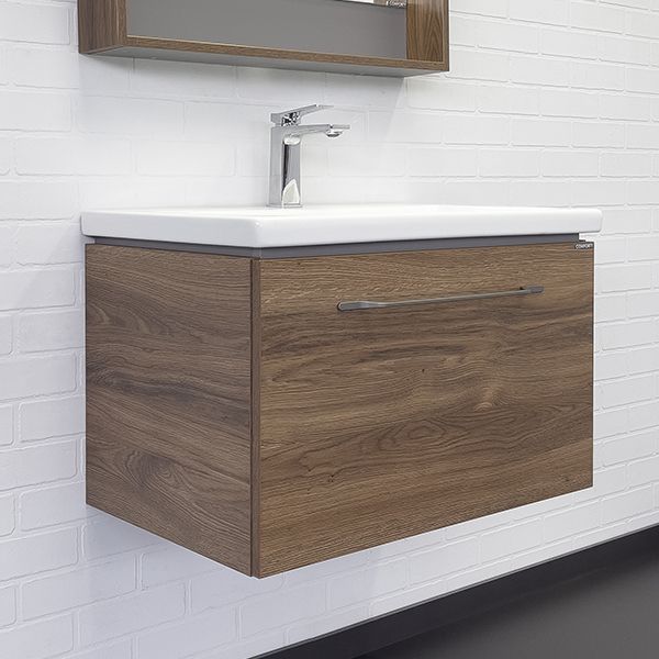 Приобрести сomforty тумба с раковиной томари-70 дуб тёмно-коричневый