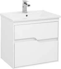 Aquanet Тумба с раковиной Модена 65 см, белая 00212661