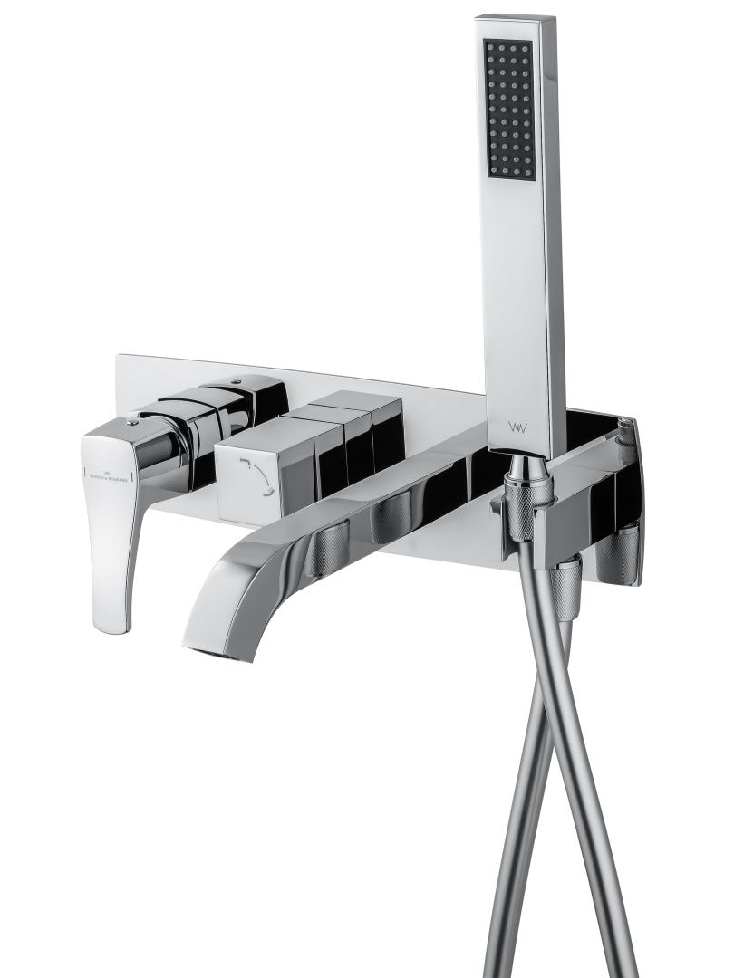 Приобрести смеситель для ванны встраиваемый wonzon & woghand flex, хром (ww-88889072-cr)