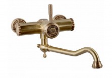 Смеситель для раковины настенный Bronze de Luxe Windsor 10111, бронза