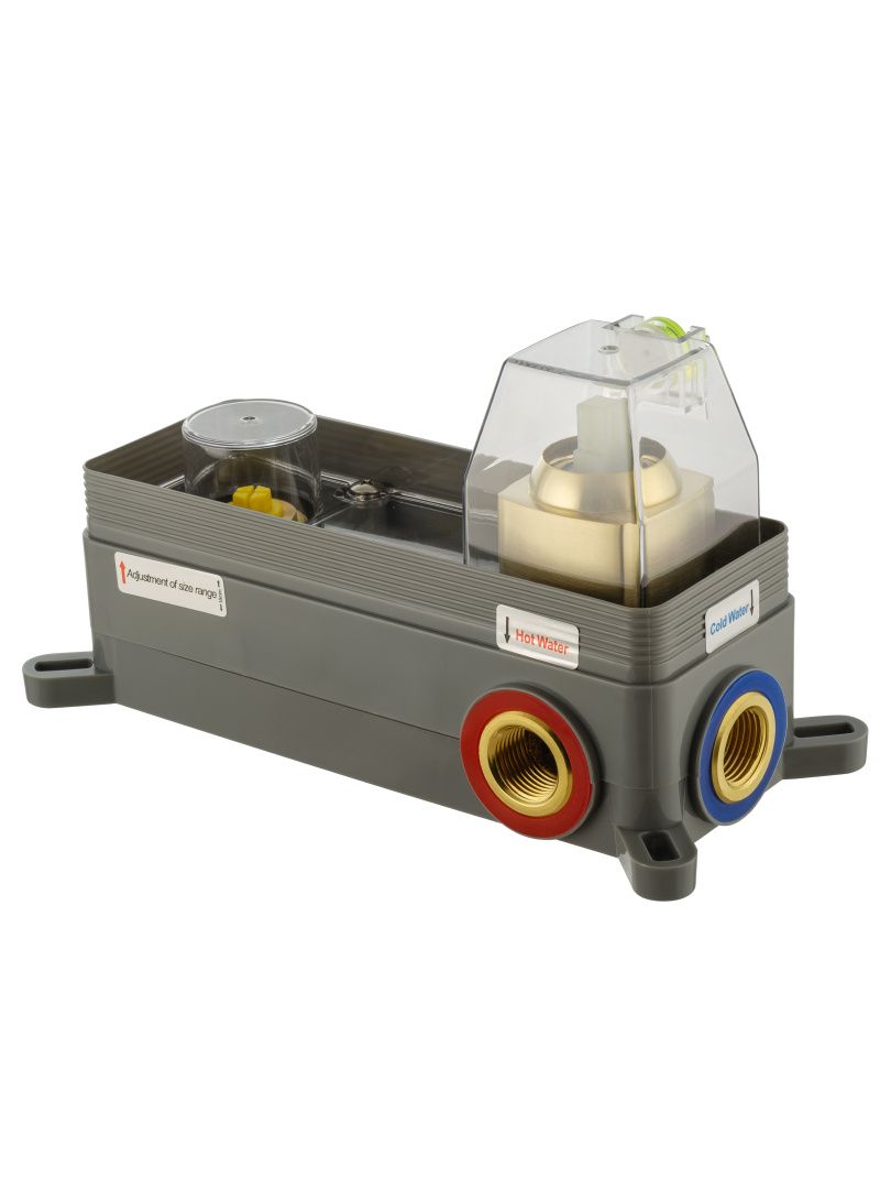 Приобрести смеситель для раковины встраиваемый wonzon & woghand flex, брашированное золото (ww-88869072-bg)