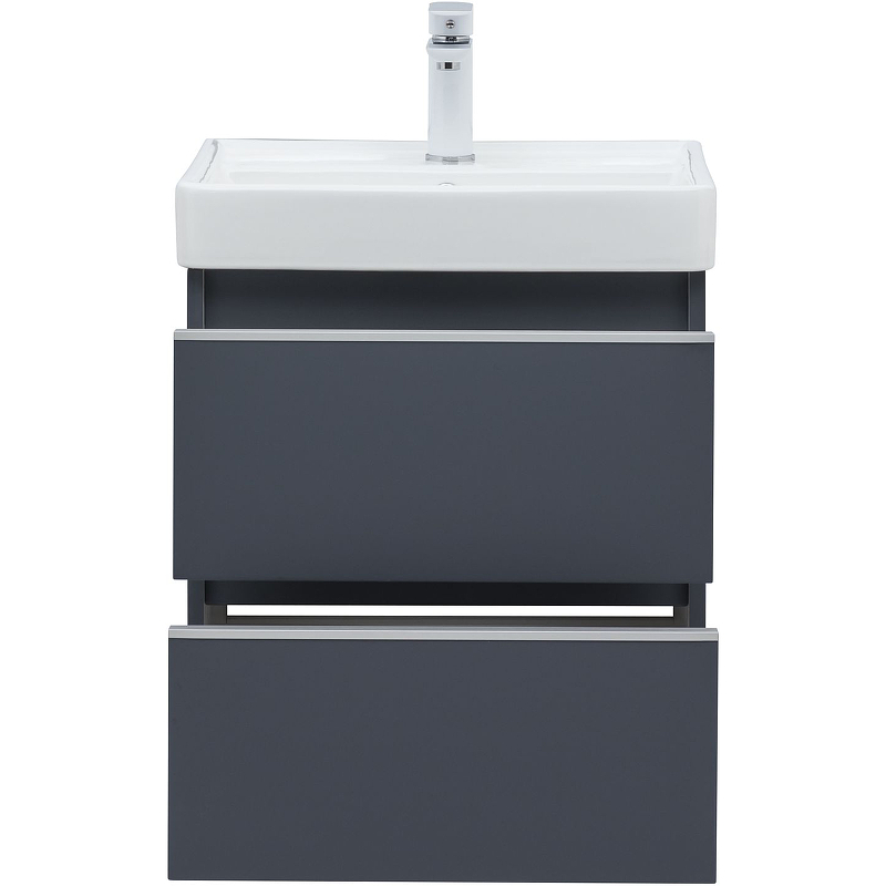 Приобрести aquanet тумба с раковиной вега 50 см, маренго