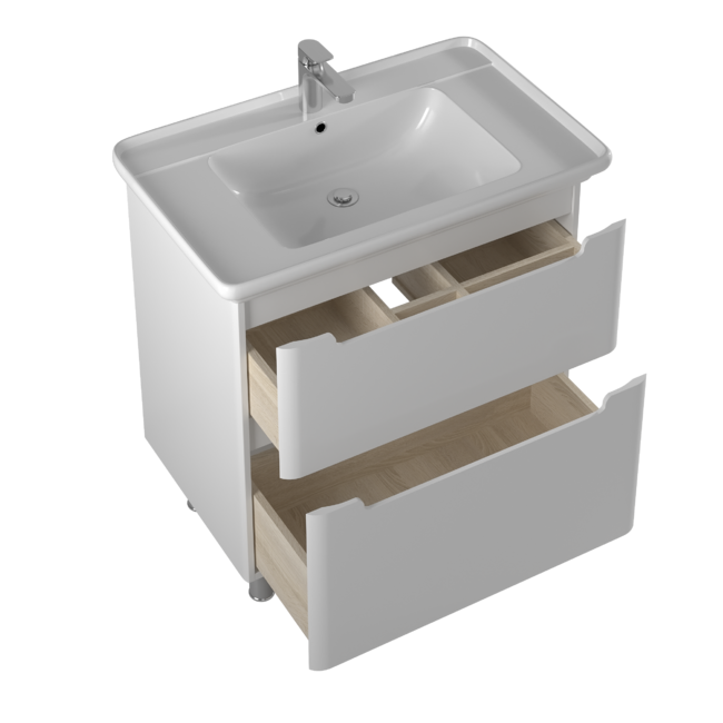 Приобрести briz тумба напольная albi 85 см, белая, т8-85