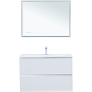 Приобрести aquanet тумба с раковиной арт 100 см, белая матовая