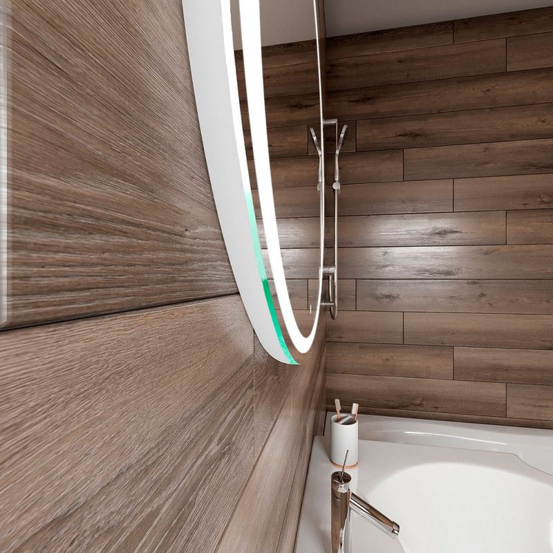 Приобрести continent зеркало с подсветкой credo 90х70 см, сенсорный включатель, белое