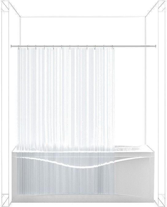 Приобрести aquanet карниз для ванны прямой 140 см