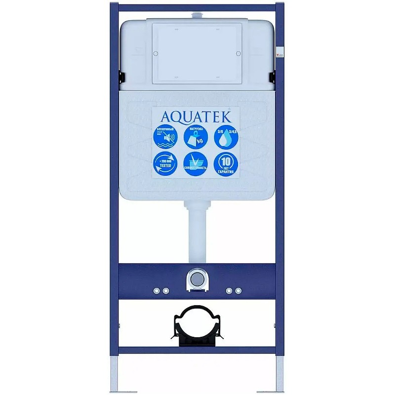 Приобрести комплект унитаз с инсталляцией set aquatek европа