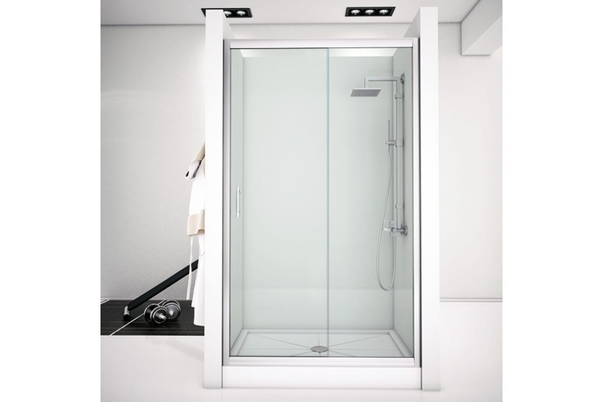 Приобрести aquanet душевая дверь alfa naa6121 140, прозрачное стекло