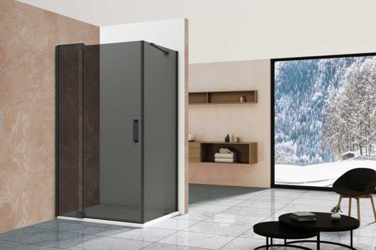 Приобрести vincea душевое ограждение extra 90х90 см, тонированное, черная vsr-1e901090clb