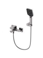 Смеситель для ванны с душем WONZON & WOGHAND FORZA, Темный графит (WW-639031-1-BGM)