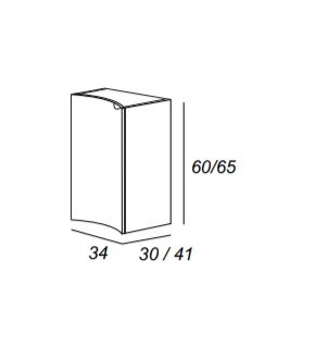 Приобрести cezares тумба подвесная с раковиной rialto 104х65см, голубая