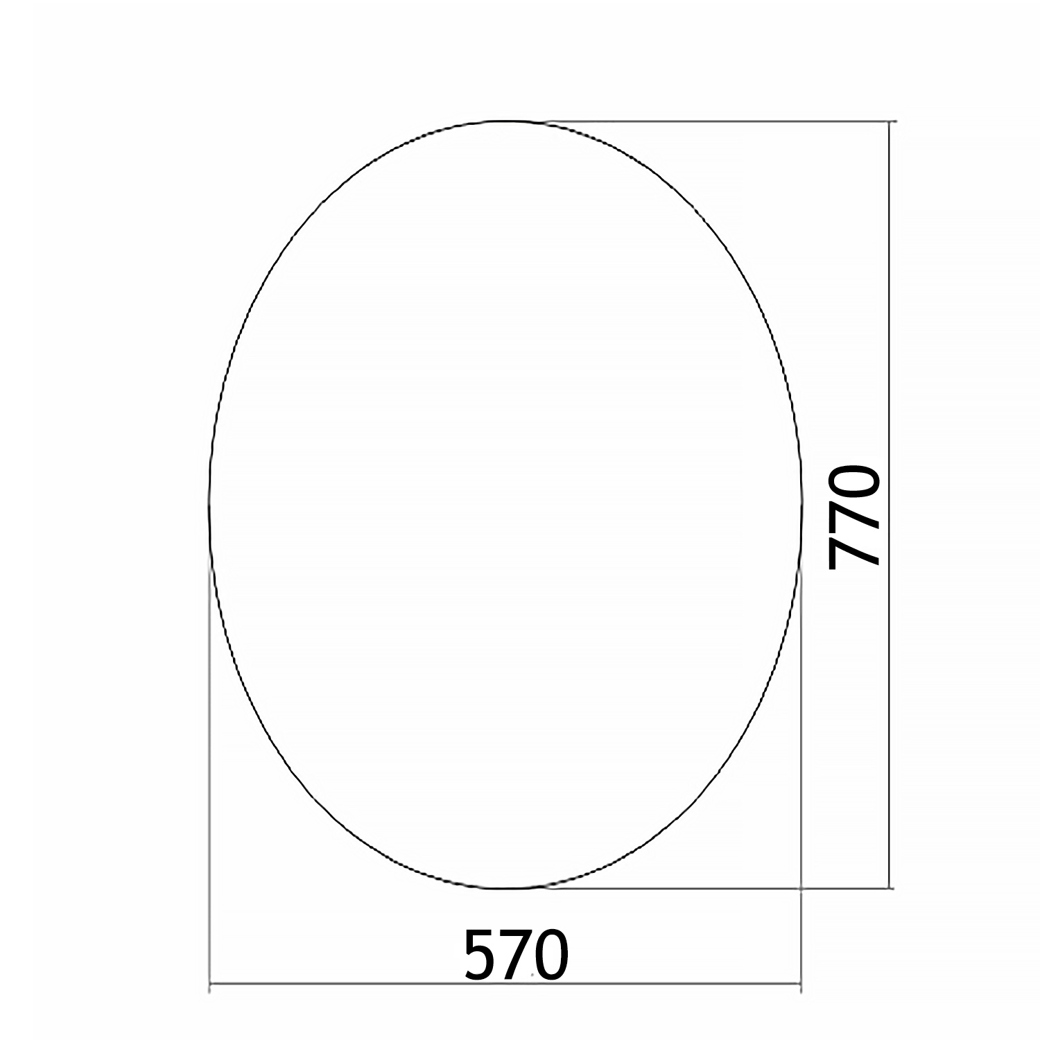 Приобрести loranto зеркало овал 57х77 см, (фр-00001120)