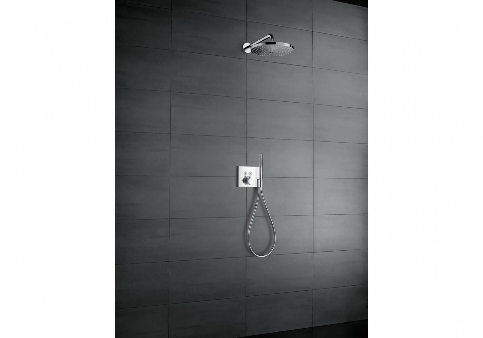 Приобрести смеситель для душа с термостатом hansgrohe shower select, скрытый монтаж 15765000