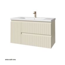 Caprigo Тумба с раковиной FORTE-Smalty TYPE 100 см, левая, кремовая